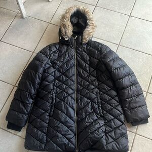 Halitech black winter jacket . XXL . Small hole inside of jacket